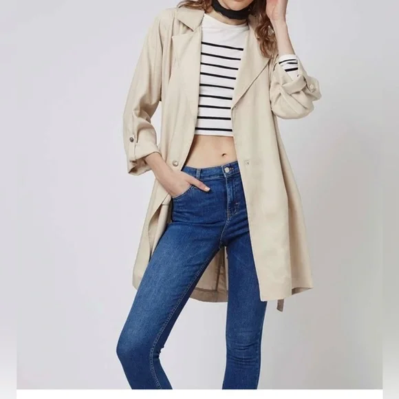 NWT Topshop trench coat - Picture 1 of 7